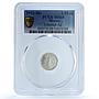 Mexico 1/20 onza Libertad Angel of Indepedence KM-542 MS68 PCGS silver coin 1992