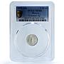 Mexico 1/20 onza Libertad Angel of Indepedence KM-542 MS68 PCGS silver coin 1992
