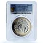 Mexico Presa Netzahualcoyotl Chiapas Grove-896a MS 62 PCGS silver medal 1964