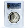 Germany Weimar Hindenburg Oak BERLIN Schl-99 SP 65 PCGS silver medal 1930