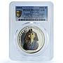Cambodia 3000 riels Pharaoh Tutankhamun KM-103 PR 69 PCGS silver coin 2004