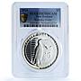 New Zealand 5 dollars Kairuku Diver Fauna Penguin PR 70 PCGS silver coin 2014