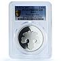 Israel 2 sheqalim Adam Eve KM-554 Biblical Art PR 69 PCGS silver coin 2017