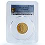 Colombia 5 pesos Republic MFDFLLIN KM-204 MS 63 PCGS gold coin 1927