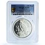 Pakistan 100 rupees Conservation KM-40 Pheasant Bird MS 68 PCGS silver coin 1976