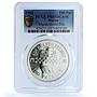 Macau 100 patacas Grand Prix KM-62 Formula One Car PR 65 PCGS silver coin 1993