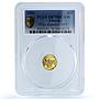Liberia 25 dollars Pope Benedict XVI KM-1790 Religion PR 70 PCGS gold coin 2005