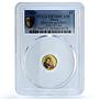 Palau 1 dollar Madonna with Child KM-177 Jesus Christ PR 70 PCGS gold coin 2009