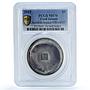 Cook Islands 5 dollars Chondrite Impact Meteorite MS 70 PCGS silver coin 2015