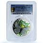 Mongolia 500 togrog Aporia Crataegi KM-365 Butterfly PR 70 PCGS silver coin 2017