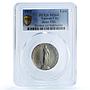 Vatican 1 lira Pius XI KM-5 Berman-3357 Virgin Mary MS 64 PCGS nickel coin 1929