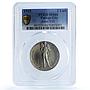 Vatican 2 lire Pius XI KM-6 Berman-3356 Shepherd Lamb MS66 PCGS nickel coin 1929