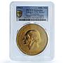 Germany Westphalia 10000 mark Von Stein Notgeld J-N20b PCGS brass coin 1923