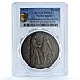 Netherlands Friendship with Japan Kanto Earthquake MS 63 PCGS copper medal 1923
