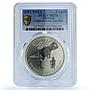 Abkhazia 3 apsar Giganotosaurus Carolinii Dinosaurs MS 70 PCGS nickel coin 2021