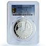 Belarus 20 roubles Vitebsk KM-109 Architecture City PR 69 PCGS silver coin 2000