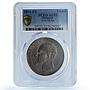 Bulgaria 5 leva Ferdinand I KM-18 AU 53 PCGS silver coin 1894