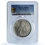San Marino 20 lire Republic KM-11 Pag# 343 MS 64 PCGS silver coin 1932 R