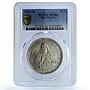 San Marino 20 lire Republic KM-11 Pag# 342 MS 66 PCGS silver coin 1931 R