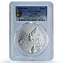 Mexico 1 onza Libertad Angel of Independence KM-639 MS 69 PCGS silver coin 2010