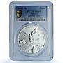 Mexico 1 onza Libertad Angel of Independence KM-639 MS 69 PCGS silver coin 2010