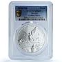 Mexico 1 onza Libertad Angel of Independence KM-639 MS 69 PCGS silver coin 2010