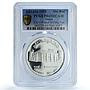Oman 1 rial Bai Al Falaj Fort KM-119 Architecture PR 69 PCGS silver coin 1995