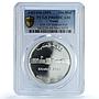 Oman 1 rial Khasab Fort KM-127 Architecture PR 69 PCGS silver coin 1995