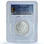 Chad 2500 francs Joseph Stalin History USSR Communism MS70 PCGS silver coin 2023