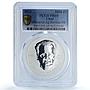 Chad 5000 francs Milosevic Yugoslavia Communism PR 69 PCGS silver coin 2021