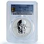 Chad 5000 francs Vladimir Lenin Revolutionary Communism PR 70 PCGS Ag coin 2020
