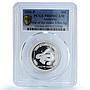 Australia 50 cents Year Snake KM-535 Lunar Series 1 PR 69 PCGS silver coin 2001