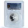 Australia 50 cents Year Horse KM-579 Lunar Series 1 PR 69 PCGS silver coin 2002