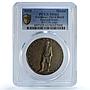 Germany Third Reich Saar Referendum Museler-15.3/49 MS 63 PCGS bronze medal 1935