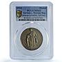 Germany Weimar Inflation 1 December MS 64 PCGS bronze medal 1923