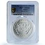 Mexico 5 pesos Dintel 26 KM-578 Precolombina Maya MS 68 PCGS silver coin 1994