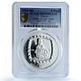 Mexico 5 pesos Senor De Las Limas KM-595 Precolombina PR69 PCGS silver coin 1996