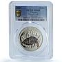Ukraine 5 hryvnias Hermit Crab Wildlife Fauna MS 69 PCGS NiBrass coin 2025