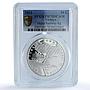 Turkey 50 lira Hejaz Railway Medina KM-1274 Train PR 70 PCGS silver coin 2011