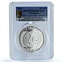 Romania 10 lei EMU KM-250 Economic Monetary Union PR 69 PCGS silver coin 2009