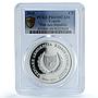 Cyprus 5 euros Republic Anniversary KM-94 Dove Bird PR 69 PCGS silver coin 2010