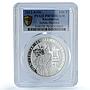Kazakhstan 100 tenge Sultan Baybars KM-234 Horse PR 70 PCGS silver coin 2012