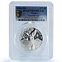 Mexico 1/2 onza Libertad Angel of Independence KM-612 PR69 PCGS silver coin 2004