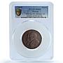 Prussia Ioachim II Wilhelm III Reformation Whiting-699 MS 65 PCGS AE medal 1839