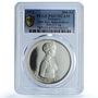 Dahomey 500 francs Independence KM-3.1 Femme Oueme PR 67 PCGS silver coin 1971