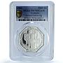 Armenia 5000 dram Armed Forces KM-117 Military PR 70 PCGS silver coin 2005