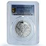 Peru 1 sol Colca Canyon Ibero-American Nature Bird PR 69 PCGS silver coin 2017