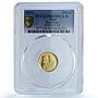 Haiti 200 gourdes Holy Year KM-115 Religion Pope Paul PR 69 PCGS gold coin 1974