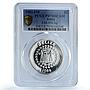 Belize 1 dollar Elizabeth II KM-95a Macaw Bird PR70 PCGS silver coin 1984