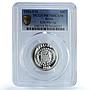 Belize 50 cents Elizabeth II KM-94a Frigatebird PR 70 PCGS silver coin 1984